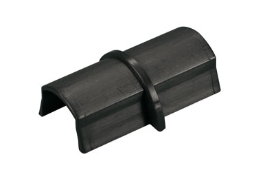 D-LINE CP3015B 1/2-ROUND SMOOTH-FIT COUPLER, For 30 x 15mm trunking, black