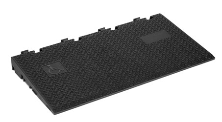 DEFENDER 3 2D R CABLE PROTECTOR Ramp, black