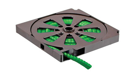 CABLE MARKERS PTV+90.5, green (reel of 250)