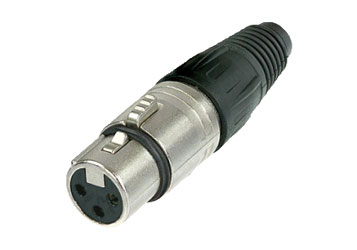 NEUTRIK NC3FX-WOB XLR Female cable connector, without gland