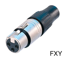 NEUTRIK NC3FXY XLR Female cable, IDC