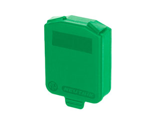 NEUTRIK SCDX-5 HINGED COVER For D-series connectors, green