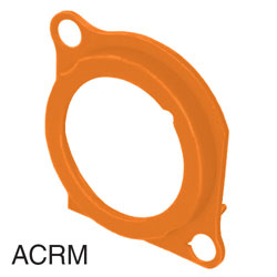NEUTRIK ACRM-3 XLR Escutcheon for A- and BA-series, orange