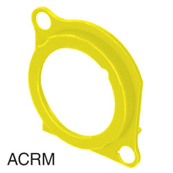 NEUTRIK ACRM-4 XLR Escutcheon for A- and BA-series, yellow