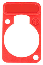 NEUTRIK DSS-2 XLR D-SERIES LABEL HOLDER Red