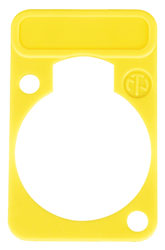 NEUTRIK DSS-4 XLR D-SERIES LABEL HOLDER Yellow