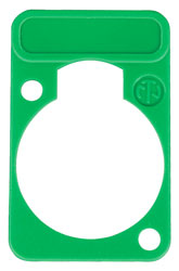 NEUTRIK DSS-5 XLR D-SERIES LABEL HOLDER Green