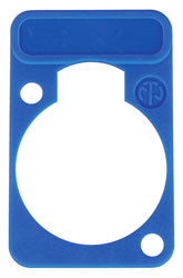 NEUTRIK DSS-6 XLR D-SERIES LABEL HOLDER Blue