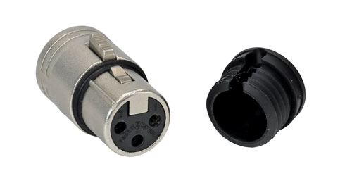 CANFORD LOW PROFILE XLR 3-Pin female cable connector