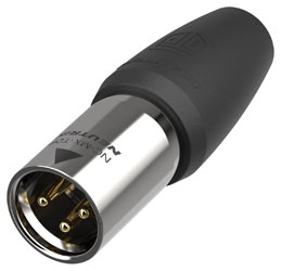 NEUTRIK NC3MX1-TOP XLR Male cable connector, gold-plated contacts, true outdoor protection