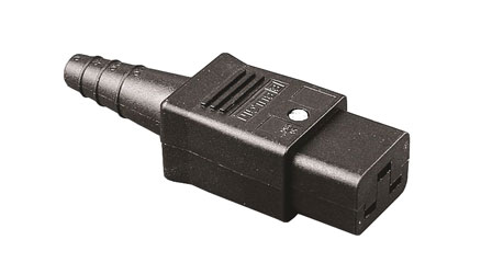 BULGIN PX0599 IEC MAINS CONNECTOR C19 type, female, cable