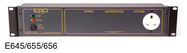 EMO POWER DISTRIBUTION PANEL E656