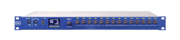 TSL PD14PMID-32A AC MAINS DISTRIBUTION UNIT Intelligent, 1x 32A PowerCON inlet, 14x IEC outlets