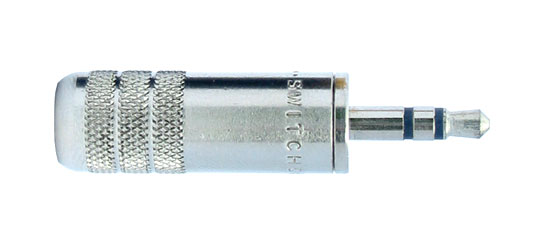 SWITCHCRAFT 35HDNN 3.5mm jack plug, 3-pole, nickel