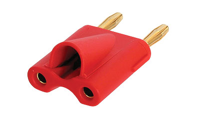 REAN NYS508-R DUAL 4mm CONNECTOR Red
