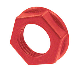 NEUTRIK NRJ-NUT-R Hexagonal plastic nut, red