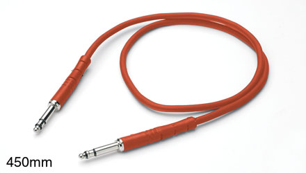 REAN BANTAM PATCHCORD Moulded, heli screen, economy, 600mm Red