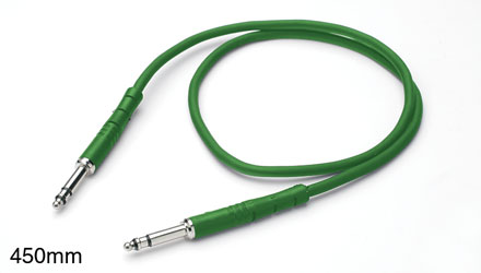 REAN BANTAM PATCHCORD Moulded, heli screen, economy, 900mm Green