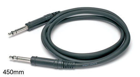 REAN BANTAM PATCHCORD Moulded, starquad cable, 300mm Black