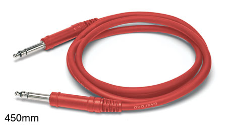 REAN BANTAM PATCHCORD Moulded, starquad cable, 600mm Red