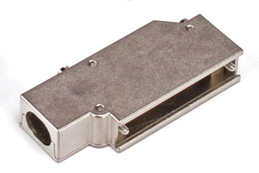 D-SUB 25 pin metal cover, low profile