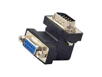 Ikon Hd9-90 9 Pin Male-female 90 Degree Adapter