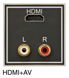 IKON CONNECTION MODULE EP-HDMI+AV HDMI plus two RCA(phono)