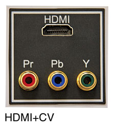 IKON CONNECTION MODULE EP-HDMI+CV HDMI plus three RCA(phono)