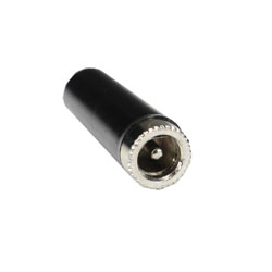 DC CONNECTOR Male cable, 2.1mm, 10mm shaft