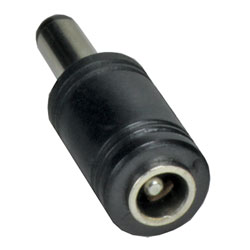 DC CONNECTOR ADAPTER 2.1mm 10mm male (socket) to 2.5mm 10mm female (plug)