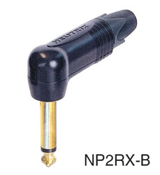 NEUTRIK NP2RX-B JACK PLUG Right-angle, mono