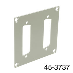 CANFORD UNIVERSAL MODULAR CONNECTION PLATE 2x D-sub25, grey