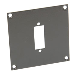 CANFORD UNIVERSAL MODULAR CONNECTION PLATE 1x DVI, dark grey