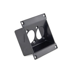 CANFORD UNIVERSAL MODULAR CONNECTION PLATE ANGLED 2x universal connectors, black