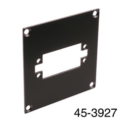 CANFORD UNIVERSAL MODULAR CONNECTION PLATE 1x EDAC38, black