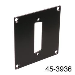 CANFORD UNIVERSAL MODULAR CONNECTION PLATE 1x D-sub25, black