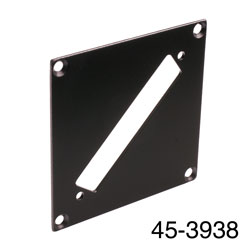 CANFORD UNIVERSAL MODULAR CONNECTION PLATE 1x D-sub37, black