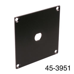 CANFORD UNIVERSAL MODULAR CONNECTION PLATE 1x F type, black