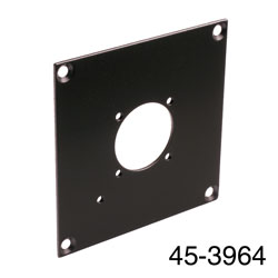 CANFORD UNIVERSAL MODULAR CONNECTION PLATE 1x Lemo fibre  FXW/FMW plug, black