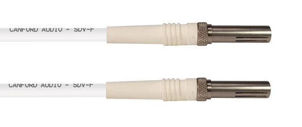 CANFORD MUSA 3G HD PATCHCORD 900mm, White with white strain relief