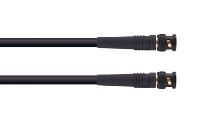 CANFORD CABLE 12G BNC-BNC-SDV-L-1m, Black