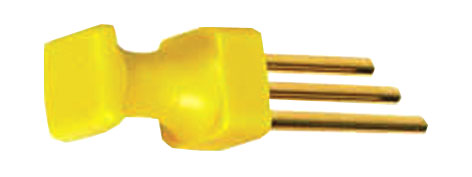 GHIELMETTI 673.910.079.04 GVS 323c NORMALLING PLUG 3-pole yellow