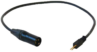 GHIELMETTI 673.910.300.05 GXK 313/30 PATCH CABLE 3-pole to XLR 3-pin male, 300mm, black