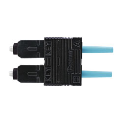 PANDUIT OPTICAM FSCDMCXAQ PRE-POLISHED FIBRE CONNECTOR SC MM duplex OM3/OM4 10Gig 50/125