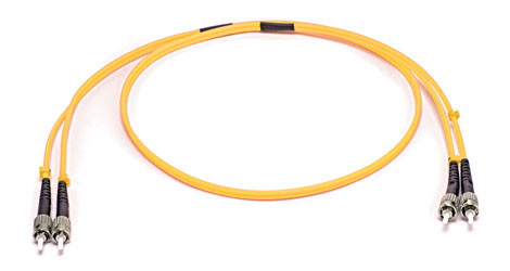 ST-ST SM DUPLEX OS2 9/125 Fibre patch cable 2.0m, yellow