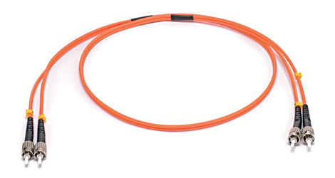 ST-ST MM DUPLEX OM2 50/125 Fibre patch cable 10m, orange