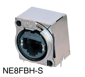 NEUTRIK NE8FBH-S ETHERCON Panel mounting, horizontal PCB, shielded