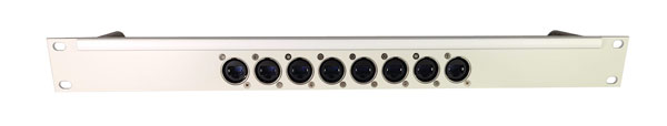 CANFORD ETHERCON TERMINATION PANEL 1U 1x8, CAT6 IDC, grey