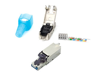 TUK PGSMC RJ45 FIELD TERMINATION PLUG, Cat6A, shielded