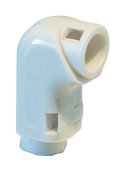 TUK PS90WH RJ45 PATCH LEAD ADAPTER 90 degree, white